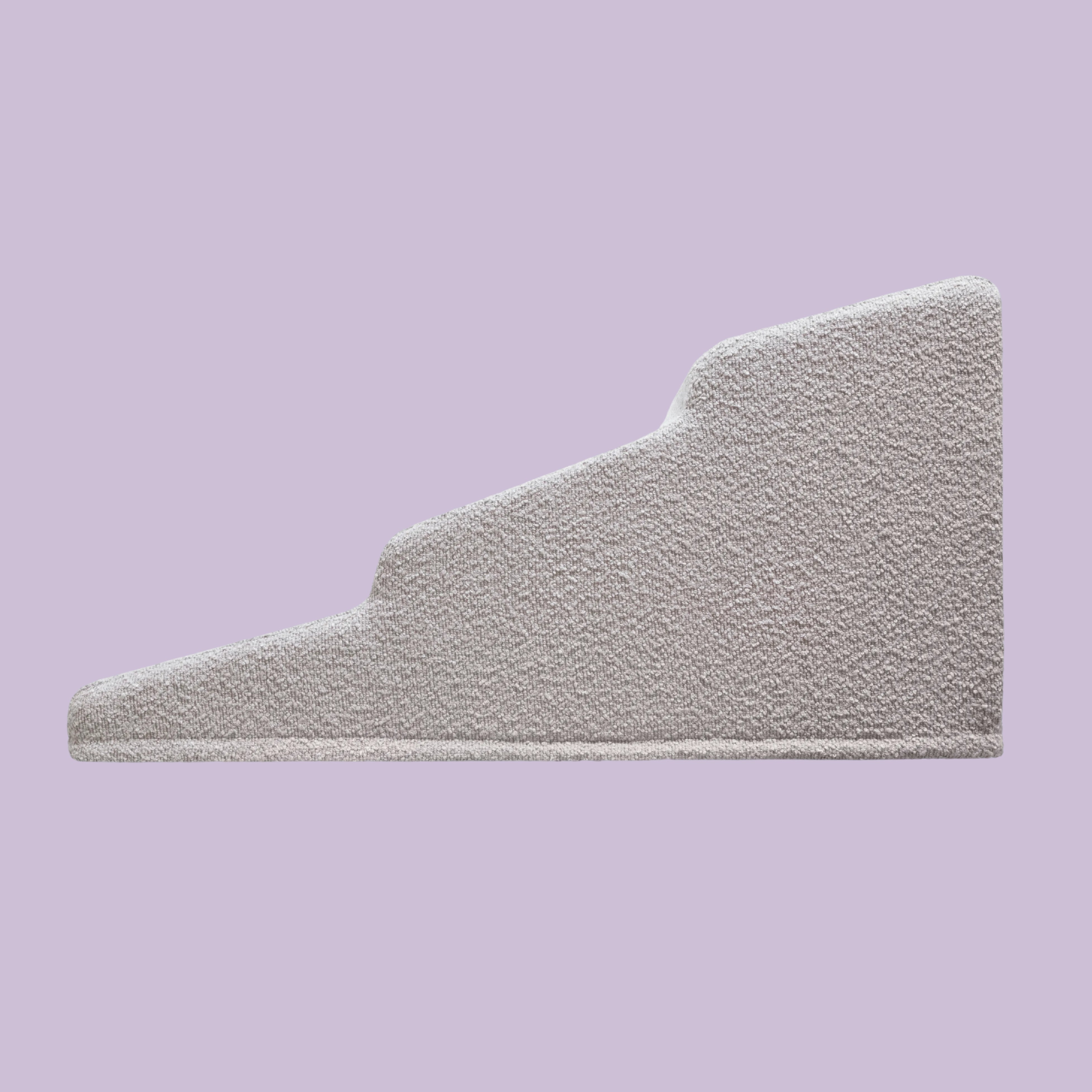 FlowSteps™ Cover Collection — Boucle - Medium Grey fabric close-up