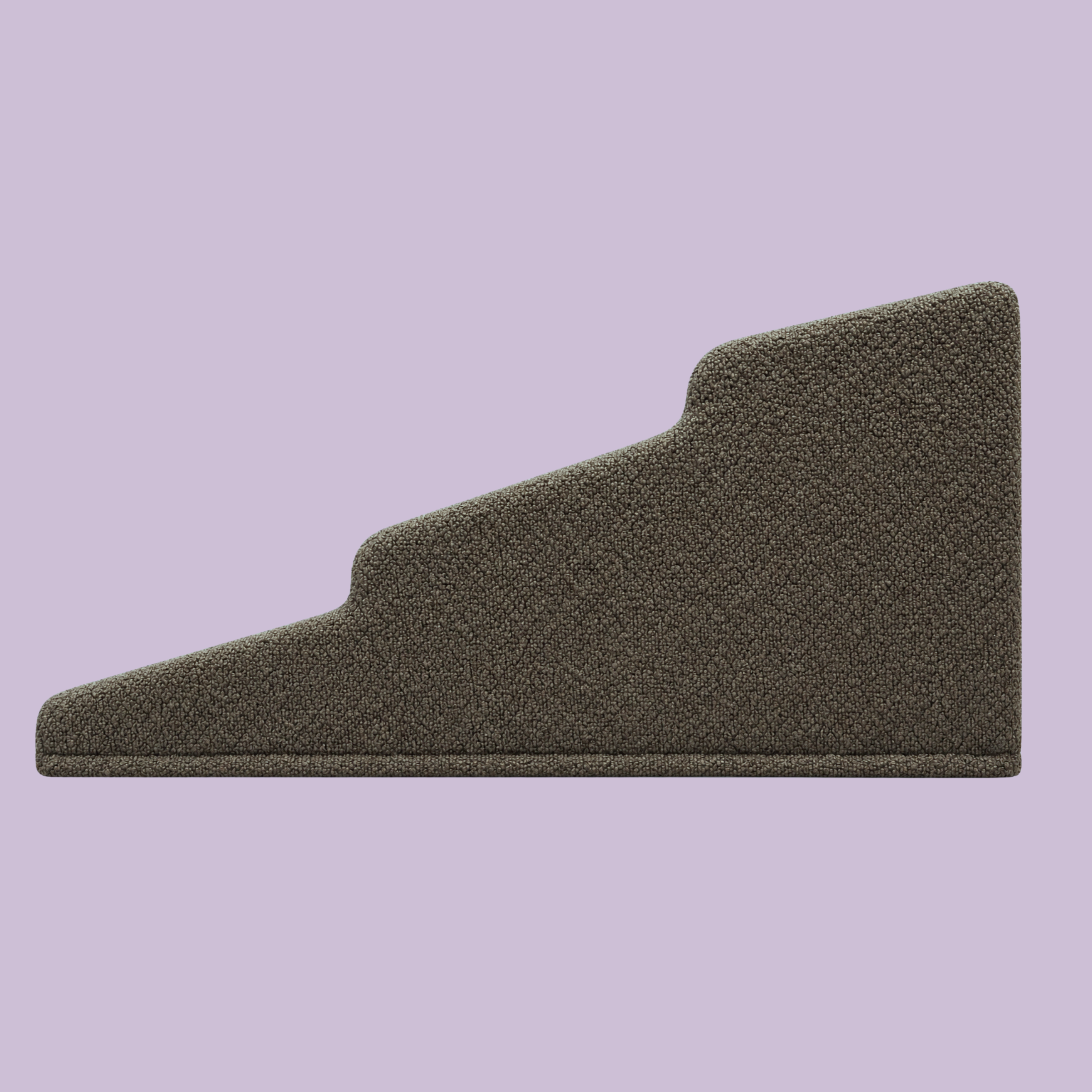 FlowSteps™ Cover Collection — Boucle - Chocolate Brown fabric close-up
